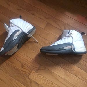 Grey & white Jordan 12 retro size 9.5 ( fits 8.5 & 10 )